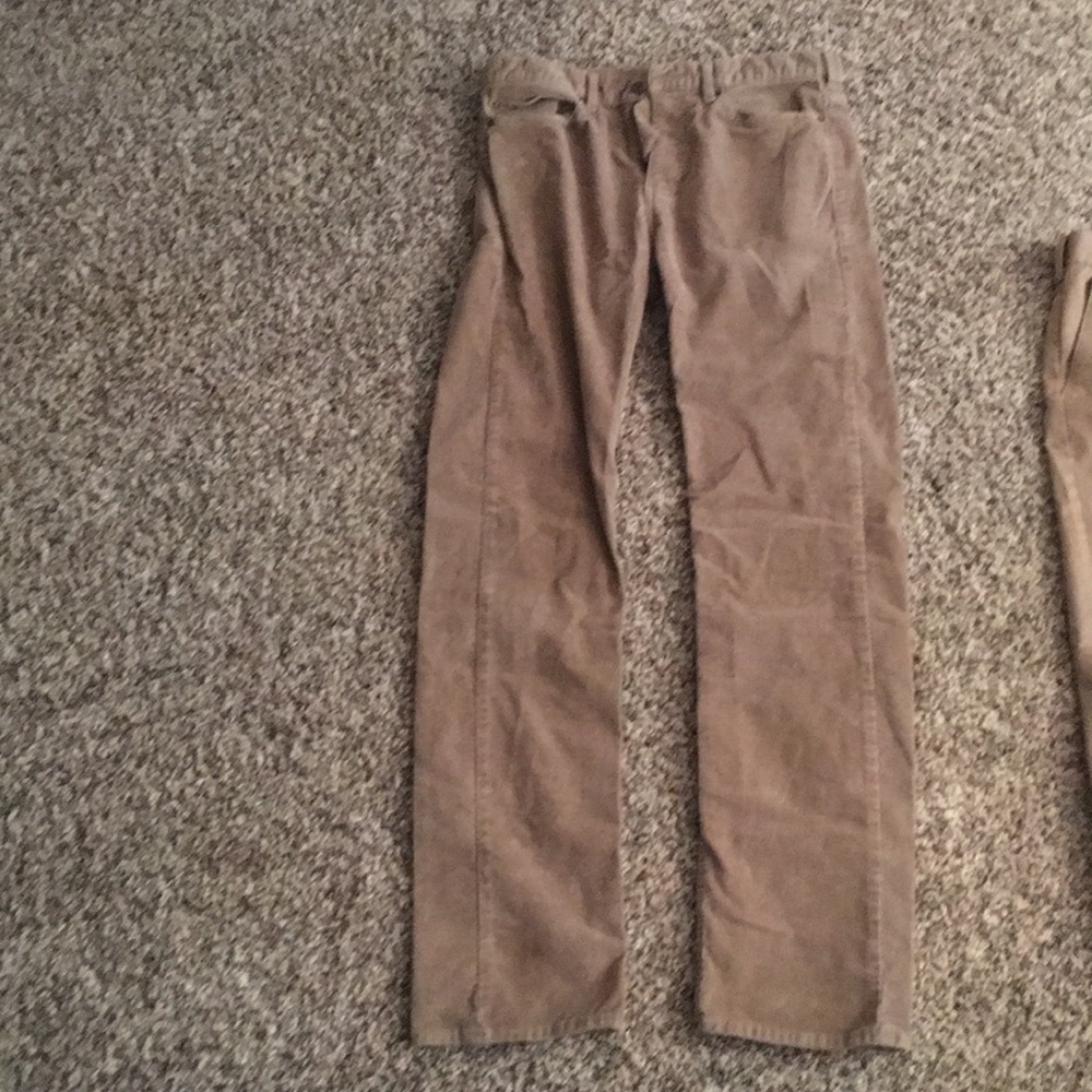 Khaki corduroy pants